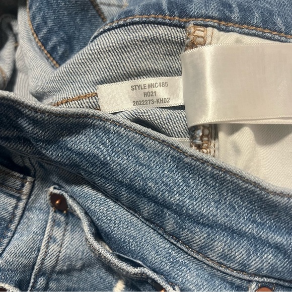 Madewell The Perfect Vintage Jean Size 29 Petite Straight Leg Jean Distressed - Picture 11 of 11